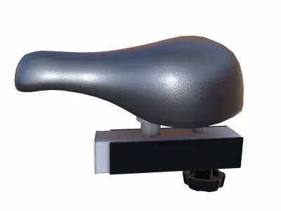 Bicycle Seat Low-poly 3D model get