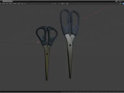 Scissors set 3D model
