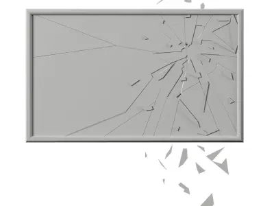 Illustrated wall art frame - Part 3 3D model