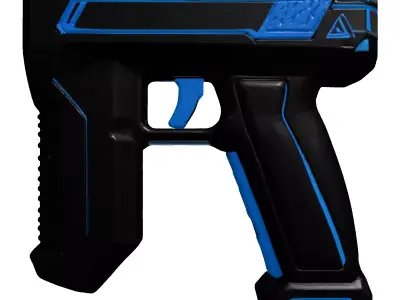 Futuristic Stun Gun 3D Model 3D model