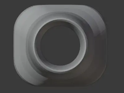 Large Open Drainage Pipe Free 3D model