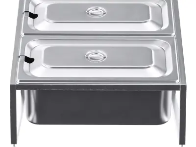 Pizza topping organizer 3D model