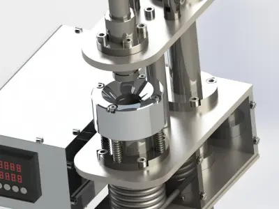 Tabletop injection molding machine 3D model