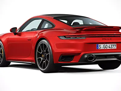 2021 Porsche 911 Turbo S 3D model