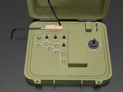 Stugna-P ATGM Low-poly 3D model