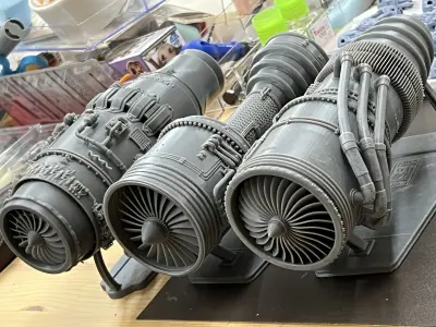 jet engine for Print 3D print model 3D Print Ready