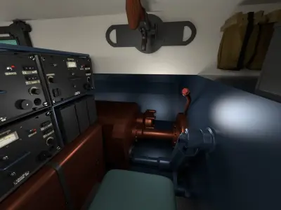 Panzer Tiger Tank Late 1944 v2 with interior 3D model