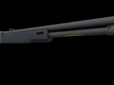 Henry Lever Action X Model 30-30 Caliber Low-poly 3D model