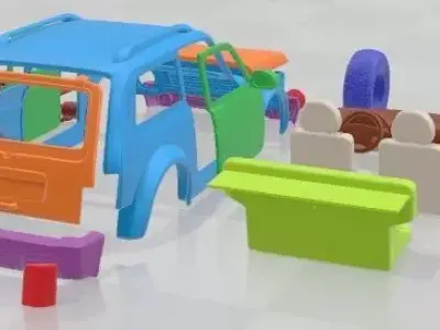 Lada Niva Bronto 4x4 Printable Car 3D print model