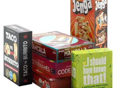 Board Games Pack 3 3D model