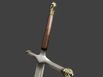 ICE SWORD NED STARK 3D model