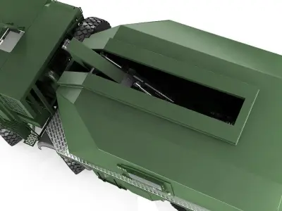 Custom firemet 3d model 3D model