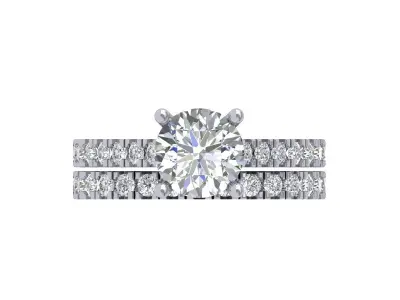 Wedding Ring  3D print model 360