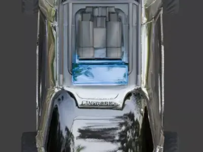 AI-Controlled Urban Patrol Pod 3D Model Low-poly 3D model