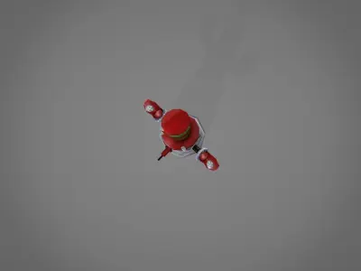 Snow man 3D model