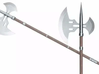 Halberd 04 3D model