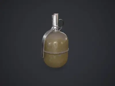GDR-5 empty grenade Low-poly 3D model