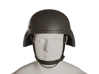 HighCom Striker ULACH IIIA helmet Low-poly 3D model