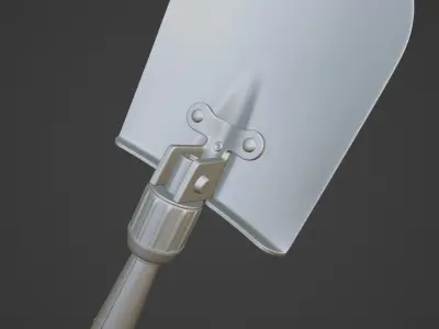 Tactical Shovel 3D model