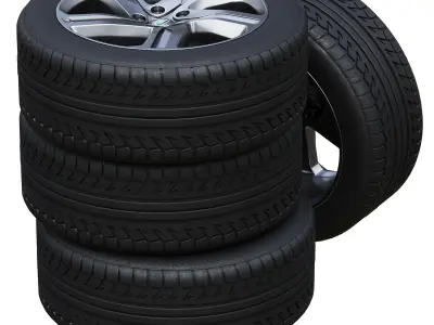 Land Rover wheels 3D model