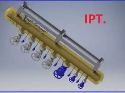 Steam Collector Machine Inventor Model 3D model