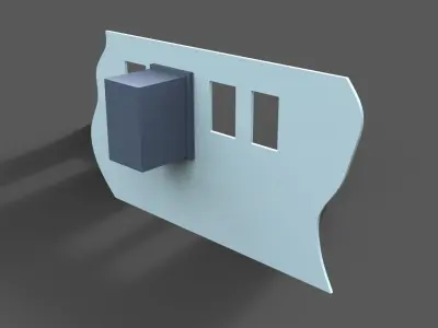 Workshop room for ship models 3D print model