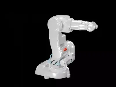 ABB IRB 140 Industrial Robotic Arm 3D Model High Detail  3D model