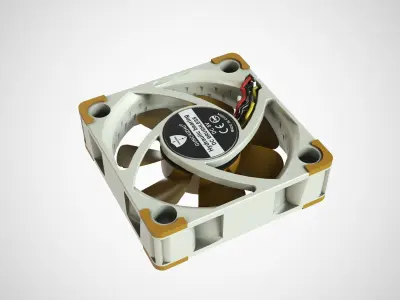 Computer fan 3D model