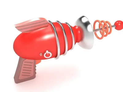 Retro Ray Gun 3D model