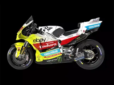 MotoGP Bike 2025 Low-poly 3D model