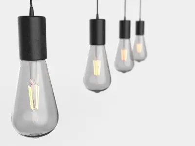 Industrial lamp  3D model