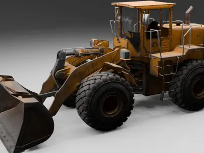  Bulldozers 3D model