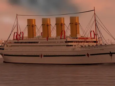  HMHS Britannic 3D model