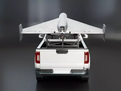 GERAN-2 and Pickup Launcher 3D model