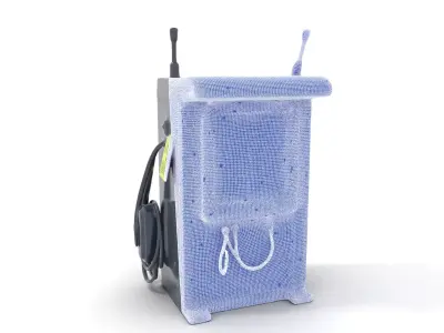 Industrial Control Panel model pack Low-poly 3D model