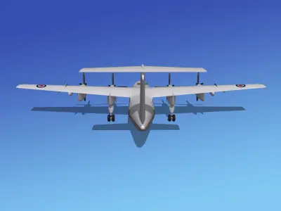 Dehavilland DHC-7 Canada 3D model