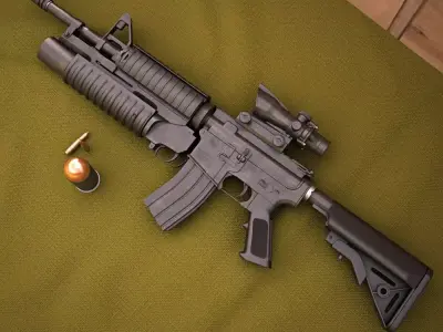 M4A1 colt 3D model