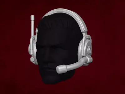 Headphones Collection STL for action figures 3D print model