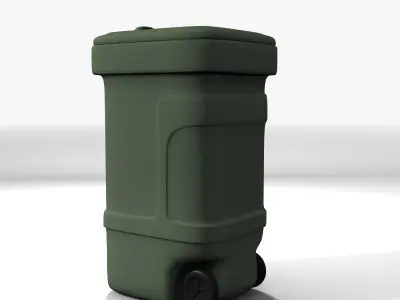 Plastic Garbage Container 3D model