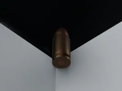 9mm bullet Free low-poly 3D model