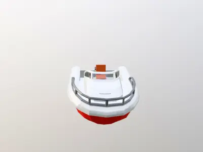 speedboat boat 3D model