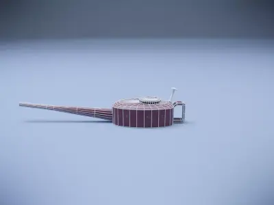 Oilcan Low-poly 3D model