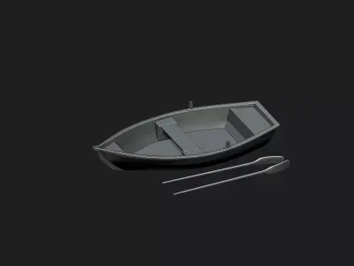 boat model 3D print model