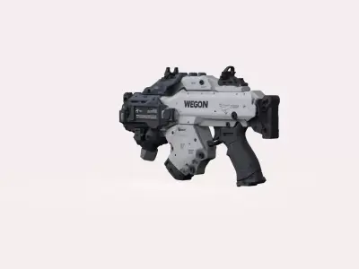 Night City Weapons 3D model