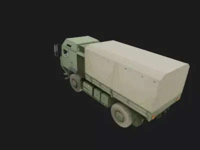 Military Cargo Truck 3D Model 3D model V3