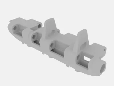 Track link Kgs-725 for Tiger 1 3D model