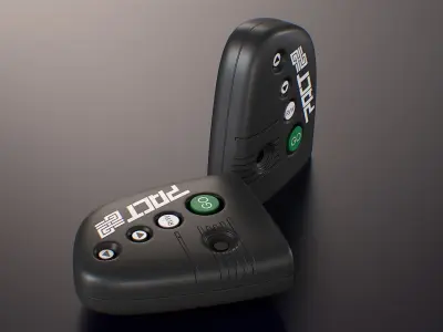 PACT Shot Timer Low-poly 3D model