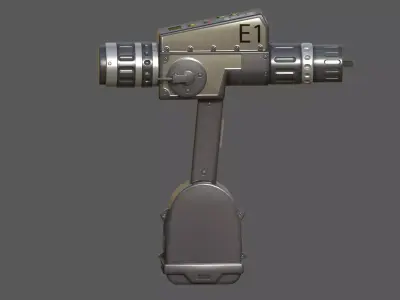 Nasa Pistol Grip Tool low poly Low-poly 3D model