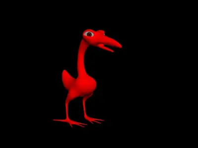 Duck Model Free low-poly 3D model