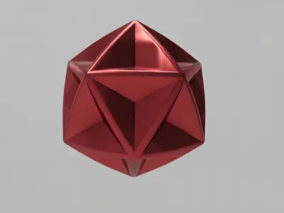 The magic pentagram 3D model